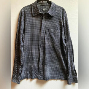 Hugo Boss printed logo cotton button slim fit shirt Sz M / 22"  PTP